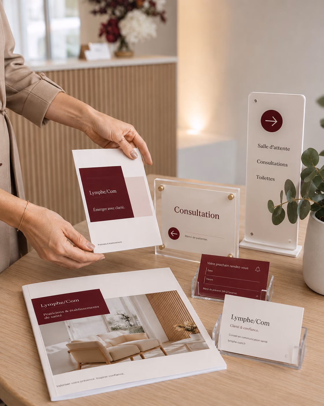 Supports de communication Lymphe